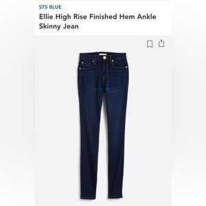 STS Blue High Rise Ankle Skinny Jean